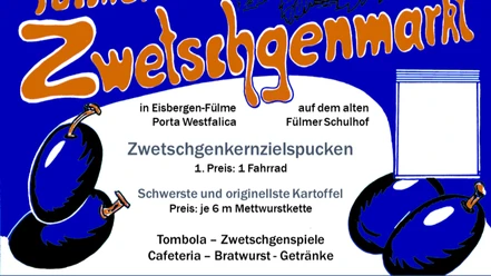 Flyer Zwetschgenmarkt Fülme Flyer Zwetschgenmarkt Fülme