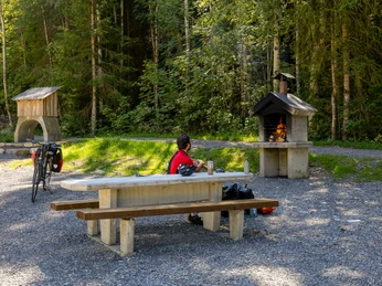 Feuerstelle Dorf in Sörenberg