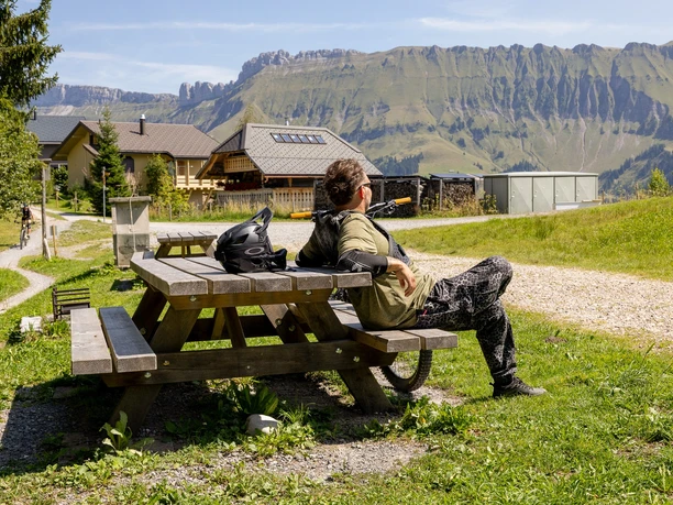 Feuerstelle Wald auf der Marbachegg