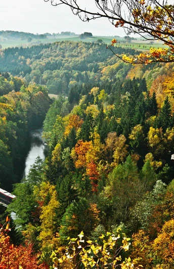 Herbst in der Wolkensteiner Schweiz