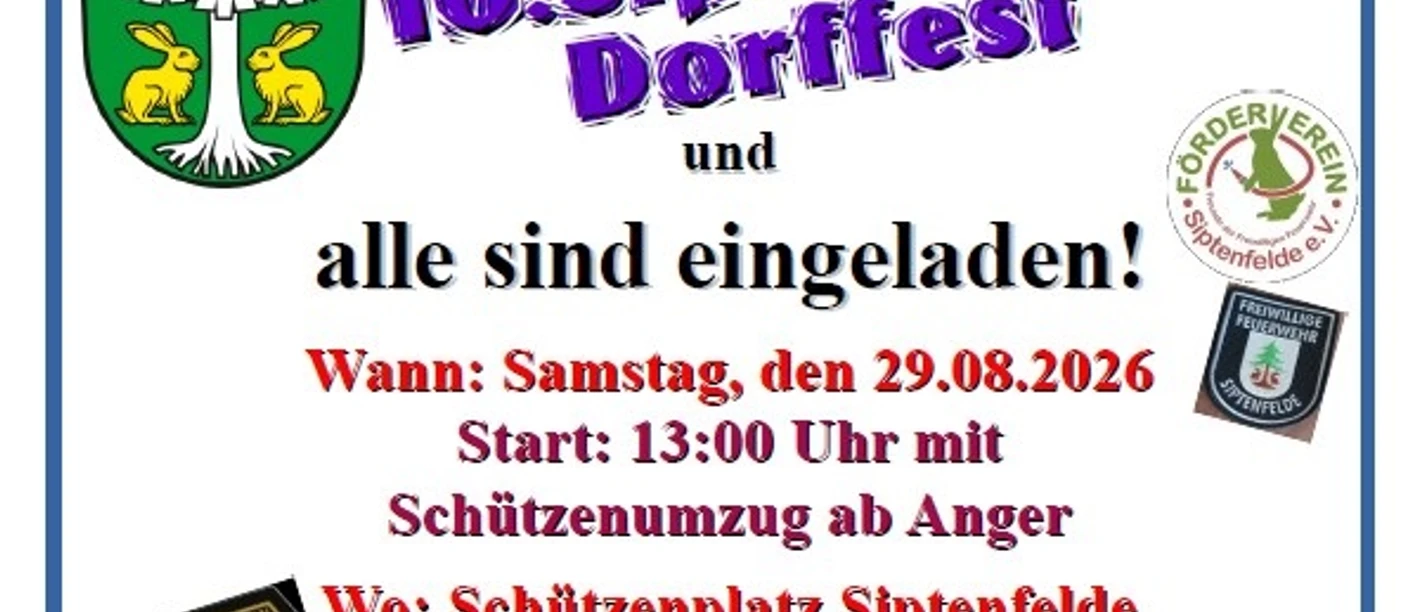 10. Siptenfelder Dorffest