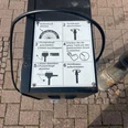 Fahrrad-Luftpumpe in der Celler Altstadt