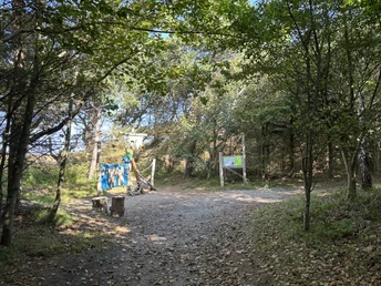 Spielstation im Sylter Sagenwald in Kampen