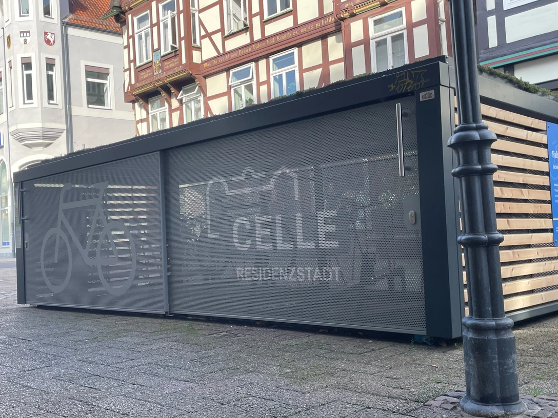 Foto Fahrradbox Schuhstraße