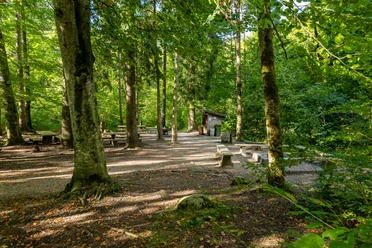 Feuerstelle beim Energiespielplatz Entlebuch