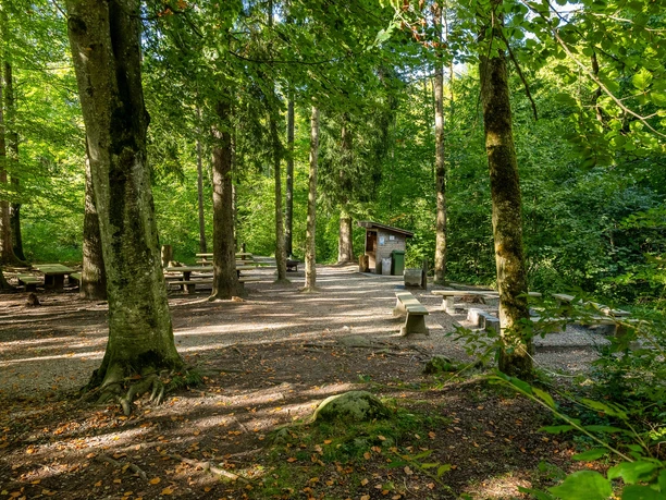 Feuerstelle beim Energiespielplatz Entlebuch