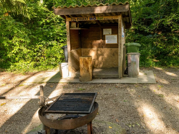 Feuerstelle beim Energiespielplatz Entlebuch