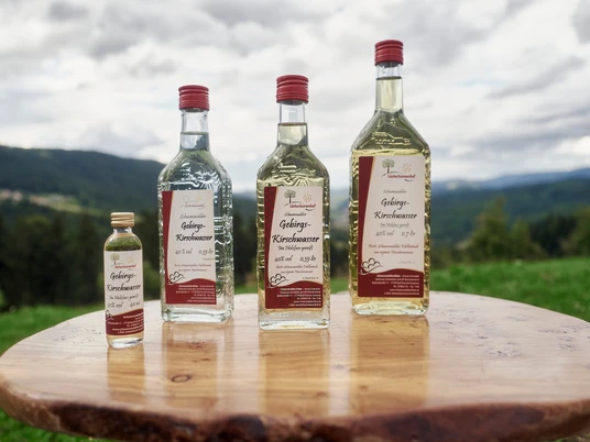 Edelbrände und Liköre Verkostung auf dem Löcherhansenhof in Bad Peterstal