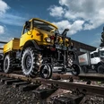 Unimog meets railroad