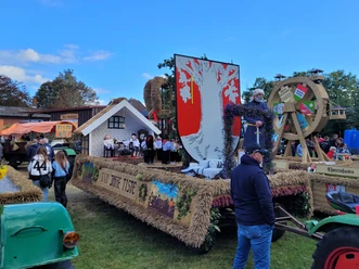 Ein Erntewagen auf dem Erntefest 2024 Ein Erntewagen auf dem Erntefest 2024