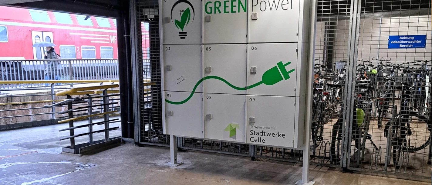 XXL-Schließfächer in der P+R Anlage