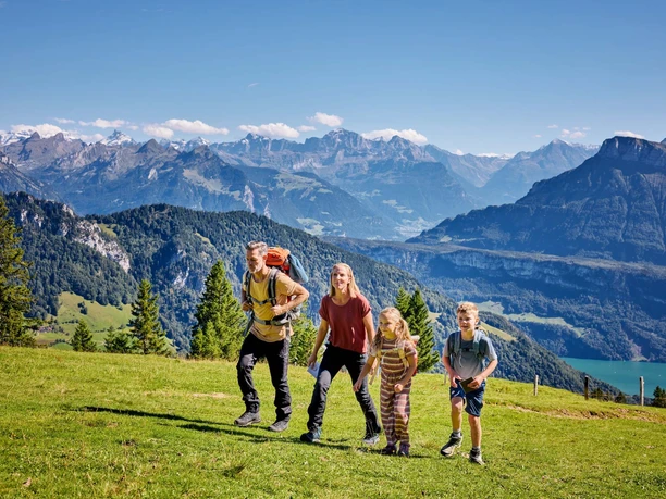 Wanderweg nach Rigi Burggeist