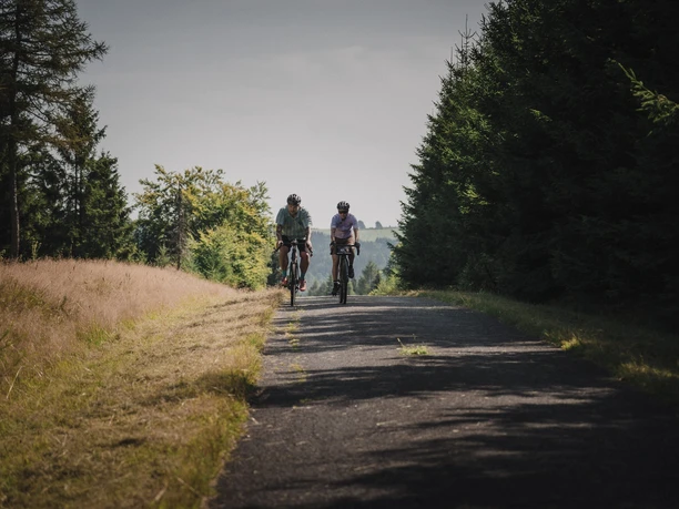 Mit dem Rad über den Erzgebirgskamm