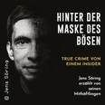 Halb im Schatten liegendes Männerporträt neben Titel und Text zu einem True-Crime-Format