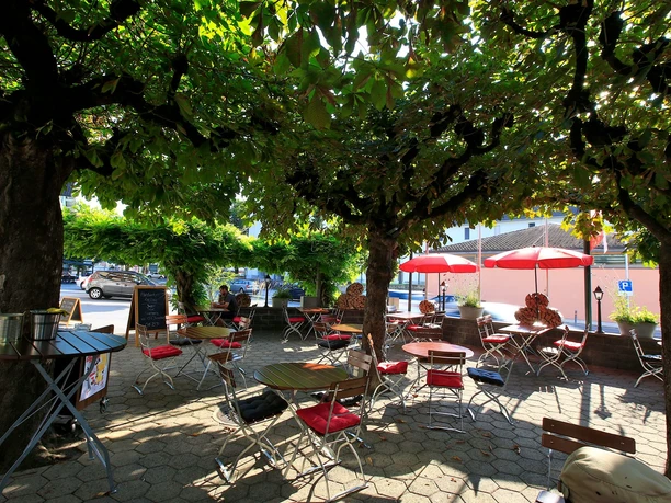 Gartenterrasse Landgasthof Schlüssel Alpnach