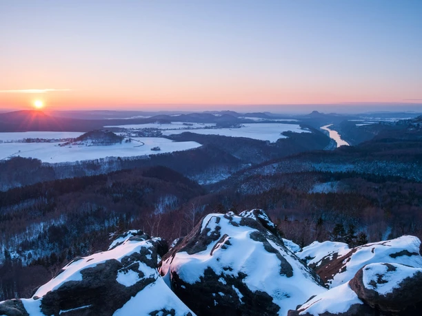 Kipphornaussicht im Winter