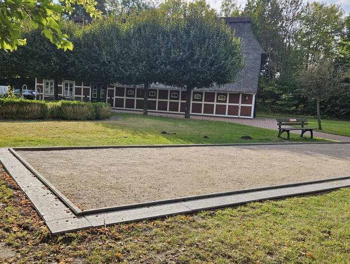 Boule-Anlage an der Kulturdiele Hemmoor