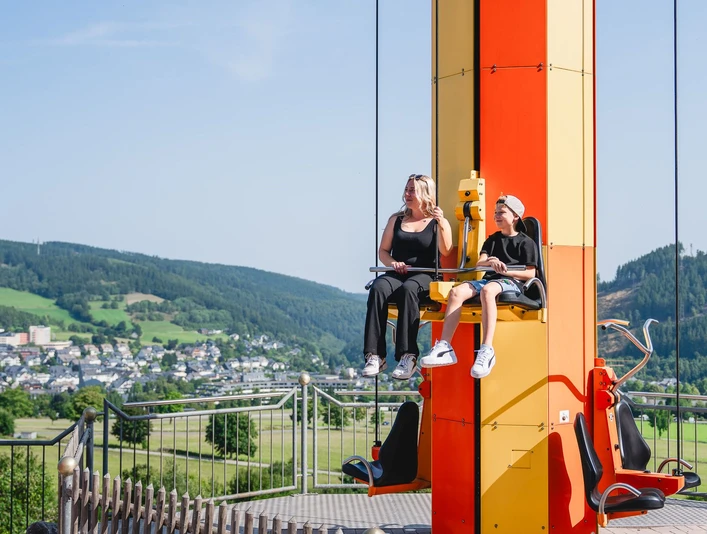 Freefall-Tower im Wild- und Freizeitpark Willingen Freefall-Tower im Wild- und Freizeitpark Willingen