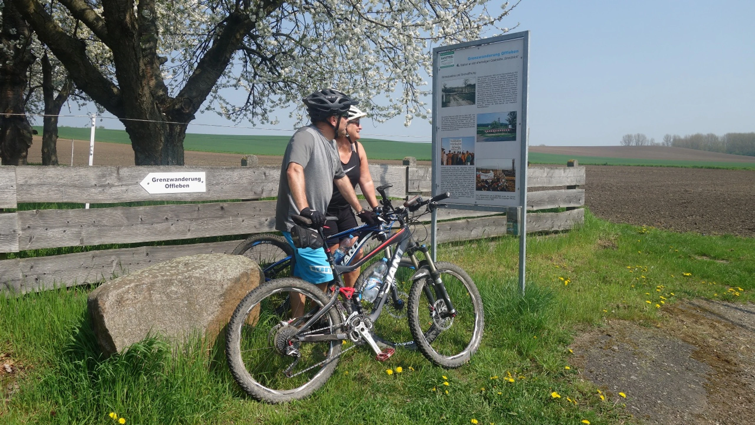 Radtour auf der paläon-Route