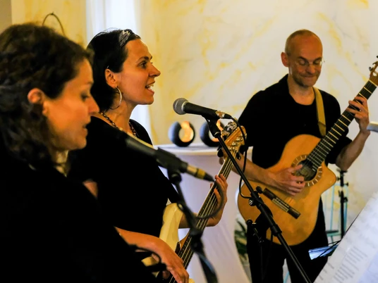 dreifarbenblau im Schloss Prossen