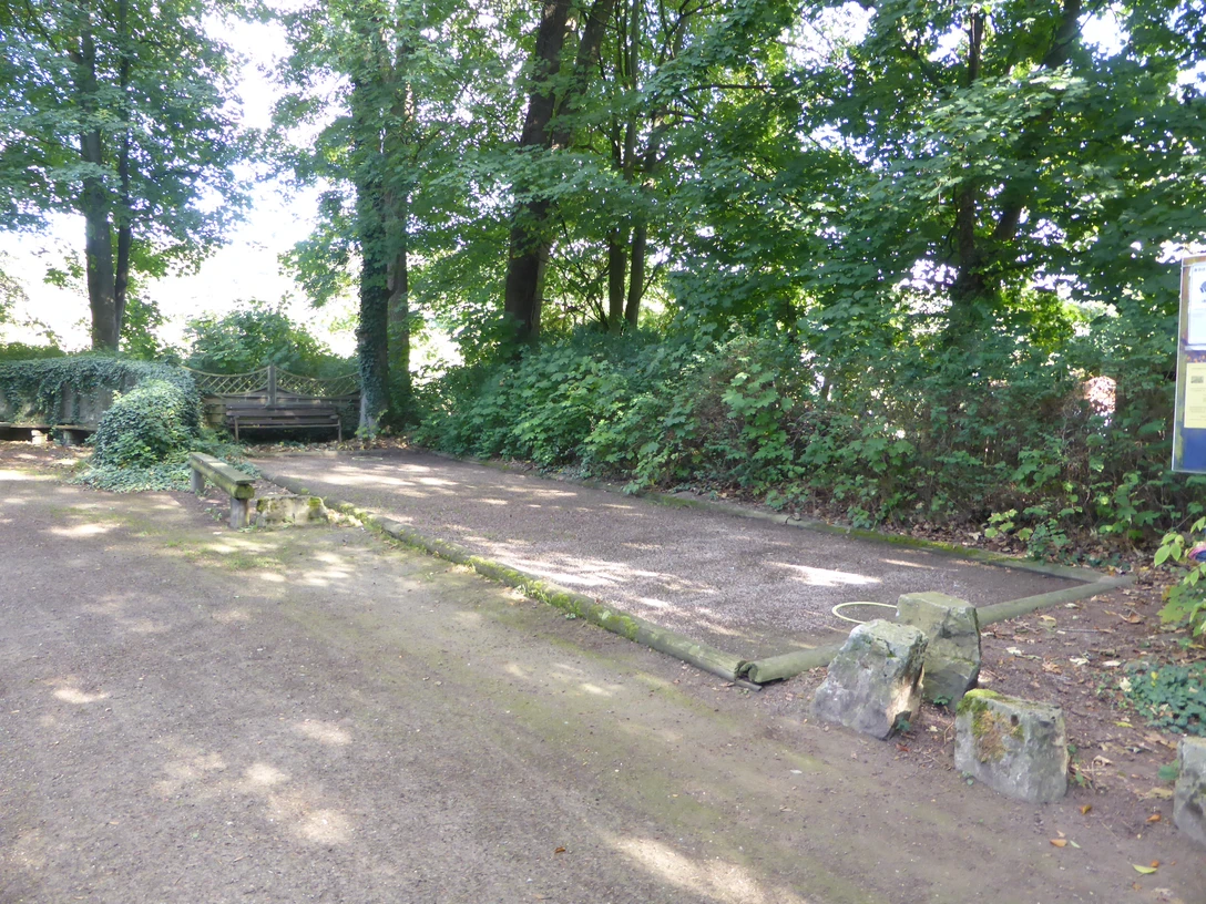 Boulebahn in Wehrden