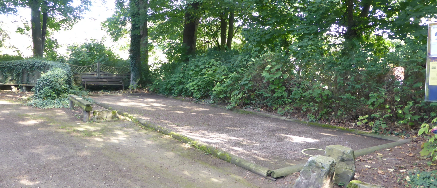 Boulebahn in Wehrden