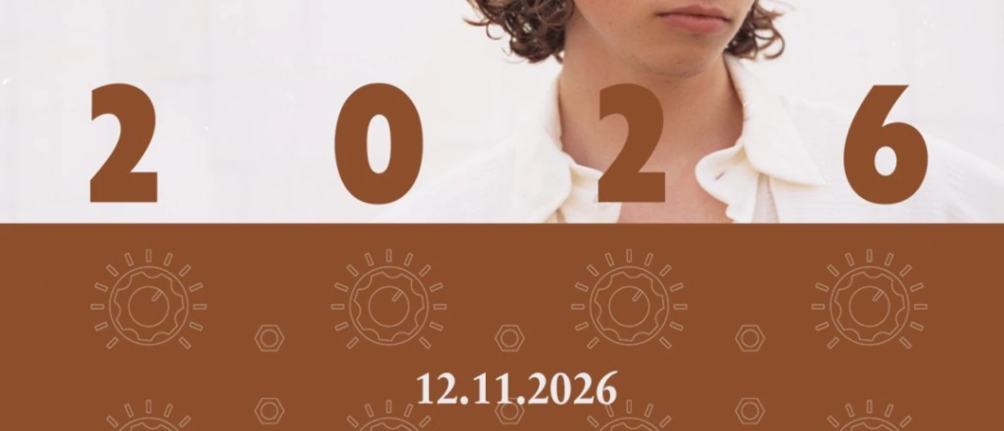 berq_2026_einzeldate_feed_lingen.jpg Plakat der BERQ Tour 2026 mit Porträt des Musikers und Konzertdatum in der EmslandArena Lingen.