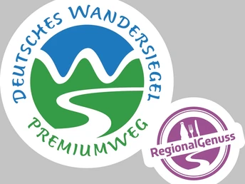 Wandersiegel Premiumweg mit Zusatzzertifikat RegionalGenuss