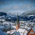 Ortsansicht Baiersbronn im Winter