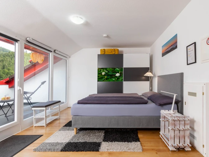 BEDROOM, INSIDE, OUTSIDE