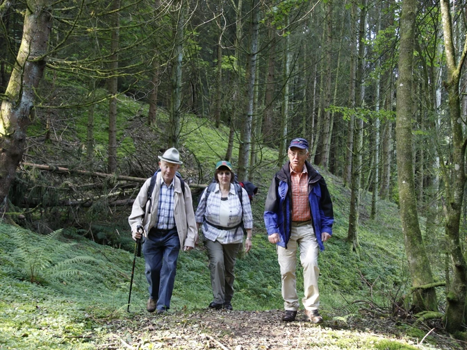 Auf dem Wanderweg