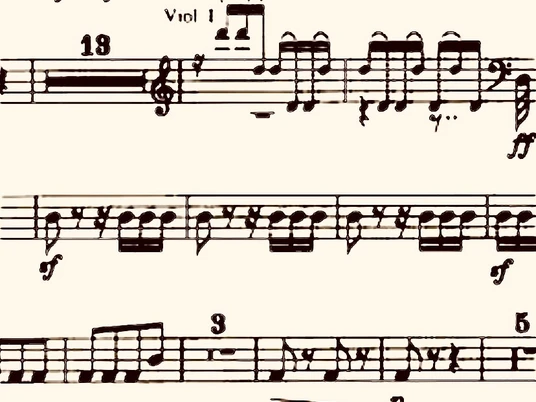 Noten B9.jpg Auf dem Bild sind viele verschiedene Noten zu sehen.