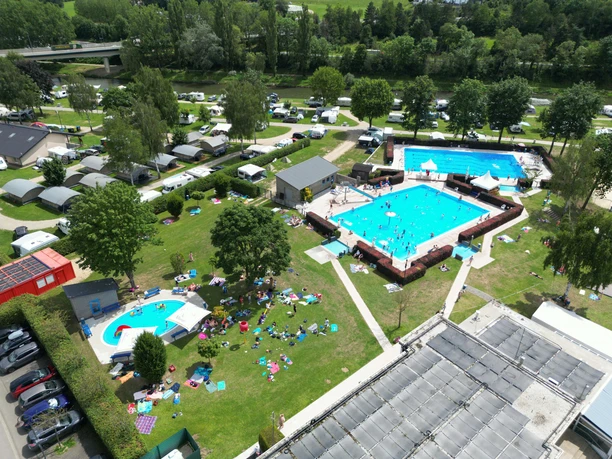 Freibad Echternacherbrück - Luftansicht