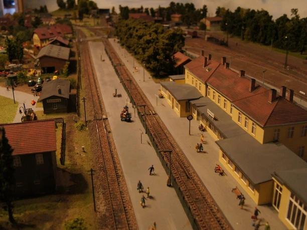 Modell des Bahnhofs Vienenburg Modell des Bahnhofs Vienenburg