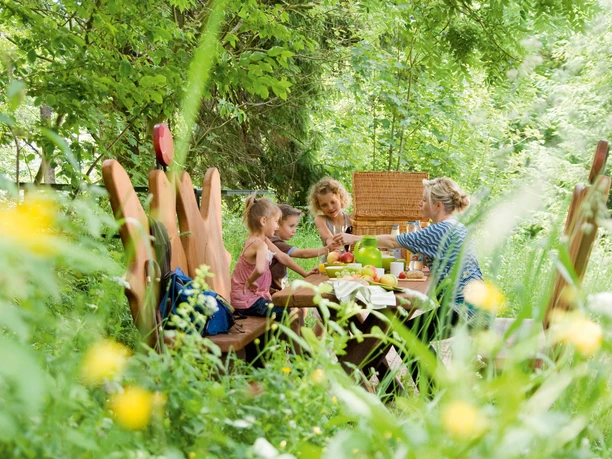 Picknick auf dem Liebesbankweg