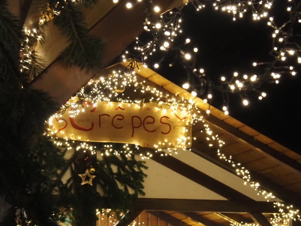 Crepes Stand glutenfreier Weihnachtsmarkt