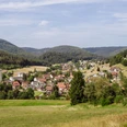 Blick auf Obertal von der Panoramaschaukel