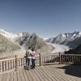 Aussicht bei den View Points der Aletsch Arena Aussicht bei den View Points der Aletsch Arena