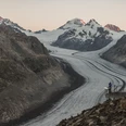 Aussicht bei den View Points der Aletsch Arena Aussicht bei den View Points der Aletsch Arena