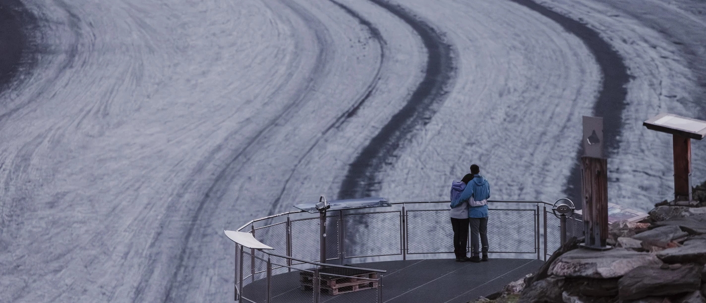 Aussicht bei den View Points der Aletsch Arena Aussicht bei den View Points der Aletsch Arena