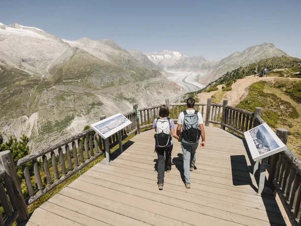 Aussicht View Point Hohfluh Aletsch Arena