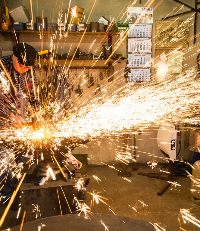 Ausdengeln des alten Jahres an Silvester - Schmiede vom Heimathof ©Heimatverein Kirchspiel Emsbüren.jpg