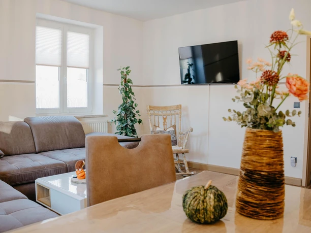 Wohnzimmer mit TV