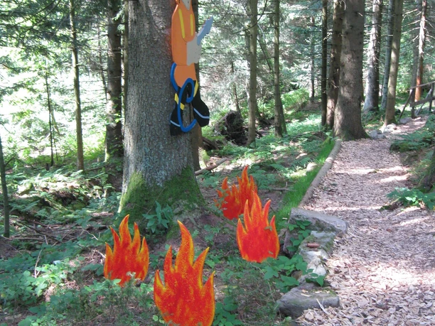 Einstieg Feuerwehrwegle Kniebis