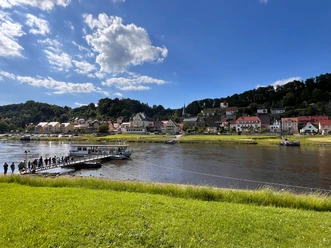 Fähre Stadt Wehlen