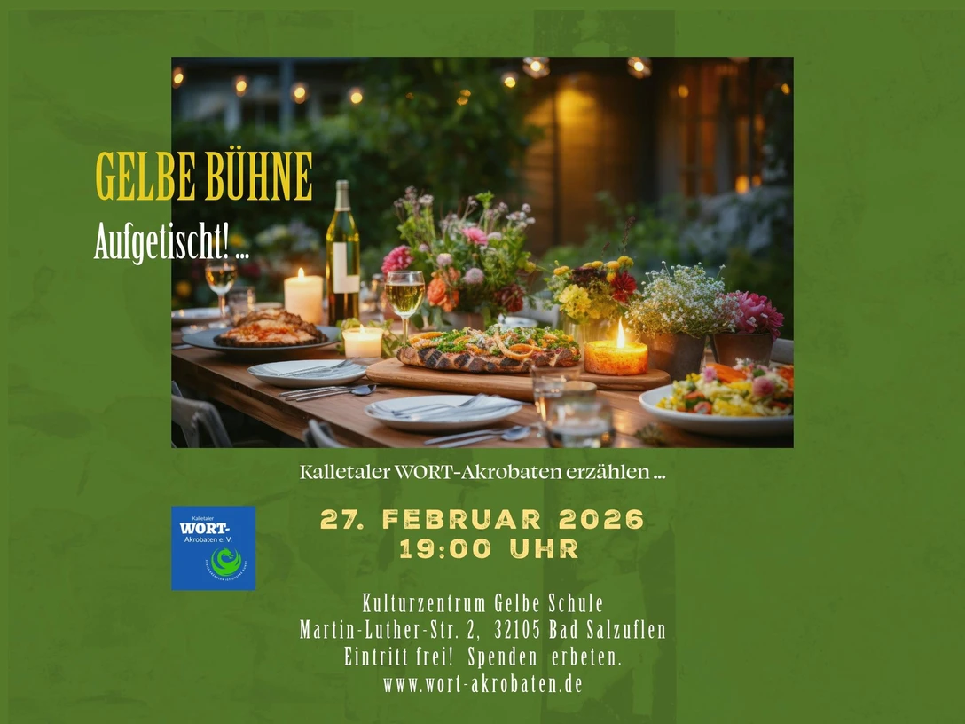 Aufgetischt ... Poster A4 und FB-3