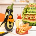 Essskulptur & Seifenstücke Mittweida, Obst- und Gemüseschnitzereien