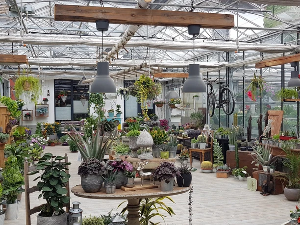 Blick in die Gärtnerei