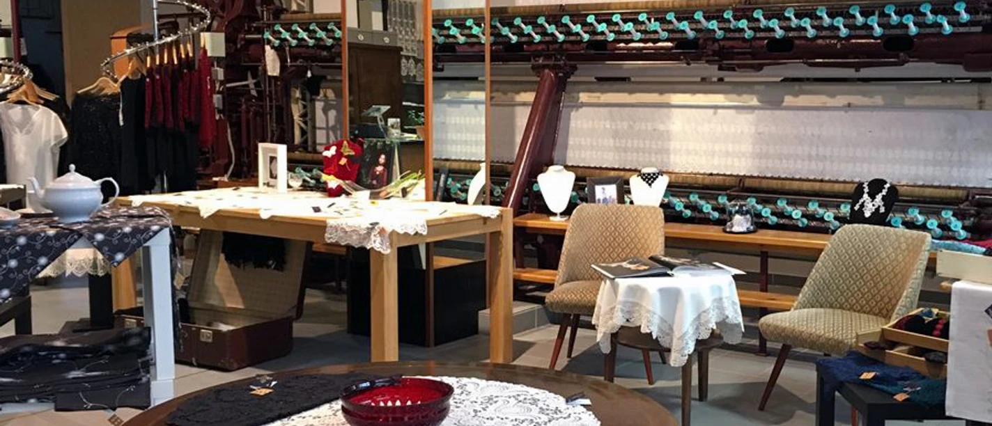 Verkaufsraum der Modespitze Plauen