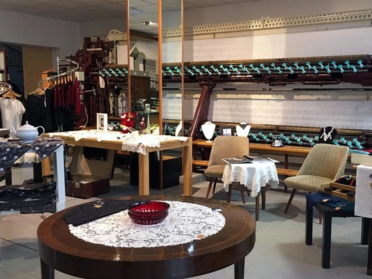 Verkaufsraum der Modespitze Plauen